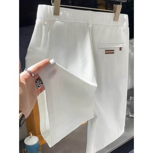 SH22夏季男士新品老钱风短裤时尚潮流百搭高级感商务舒适帅气范