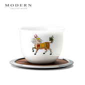 摩登MODERN麒麟杯功夫杯茶杯主人杯礼盒茶具送礼生日礼伴手礼