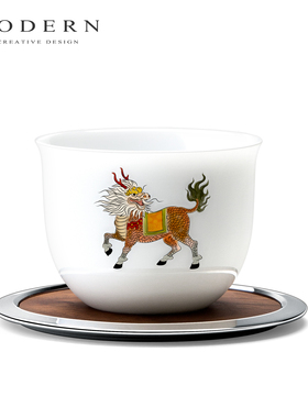 摩登MODERN麒麟杯功夫杯茶杯主人杯礼盒茶具送礼生日礼伴手礼