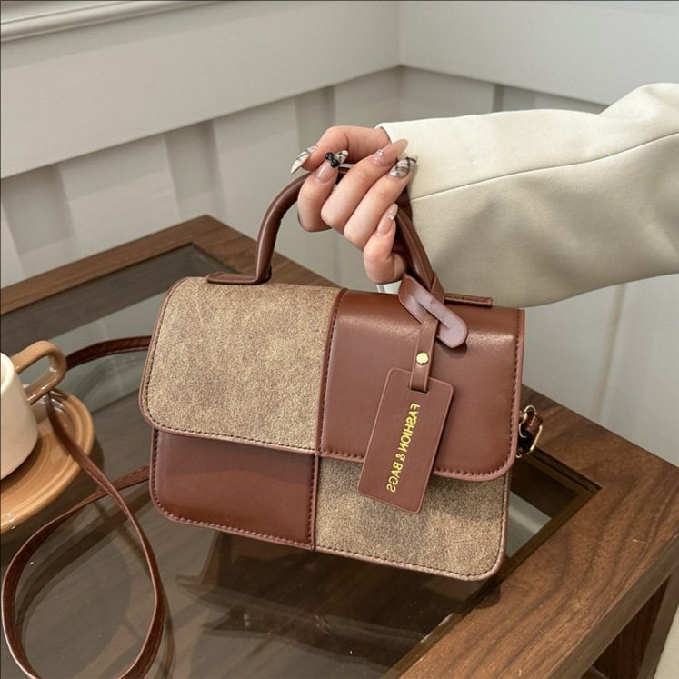 外贸小众手提小包包女2026新款时尚通勤小方包高颜值单肩斜挎包,箱包皮具/热销女包/男包,小方包,淘宝优惠券,粉丝福利购,淘宝优惠卷