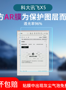 适用科大讯飞办公本X5Pro屏幕贴膜X3Pro类纸膜防反光眩光AirPro低反射AR膜Air2pro保护膜X2/X3-Lamy水凝软膜
