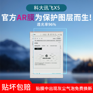 适用科大讯飞办公本X5Pro屏幕贴膜X3Pro类纸膜防反光眩光AirPro低反射AR膜Air2pro保护膜X2 Lamy水凝软膜
