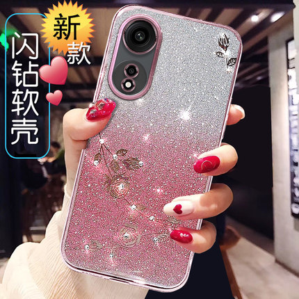 适用oppoA1pro手机壳新款0pp0a2pro的手机套网红潮女PHSQ110全包防摔钻oppoa15G创意x软外壳曲屏薄渐变活力版