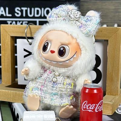 拉布布娃衣官方旗舰店正品『白炫彩』适用于一代二代盲盒拉布布娃