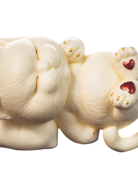 陶瓷枕头猫摆件小猫咪送闺蜜