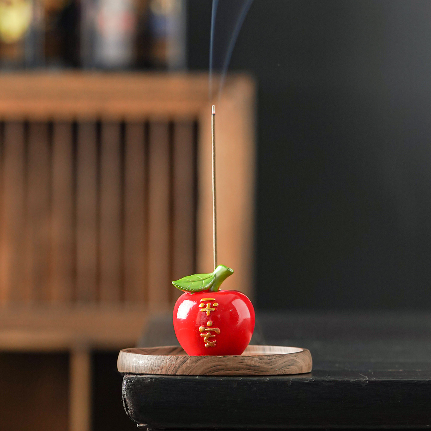 苹果平安香插摆件香炉家用室内中式送礼香插香座茶台桌面香薰摆件,家居饰品,香托/香盘/香座/香插,淘宝优惠券,粉丝福利购,淘宝优惠卷