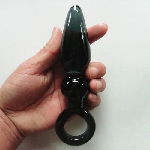 Glass crystal dildo for men and women, anal plug for women,