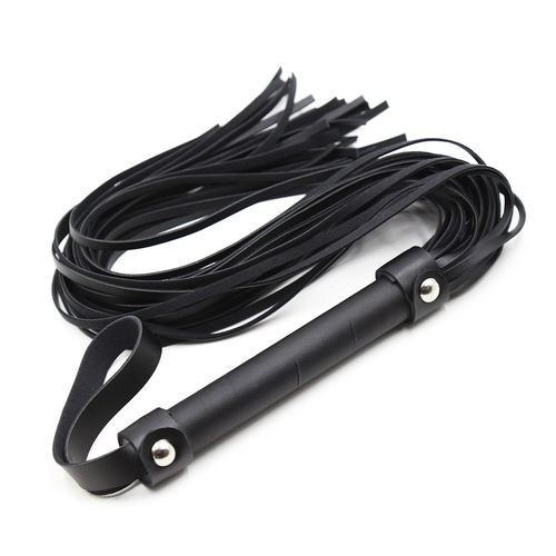 Sexy adult couple leather whip PU loose whip hand woven lea