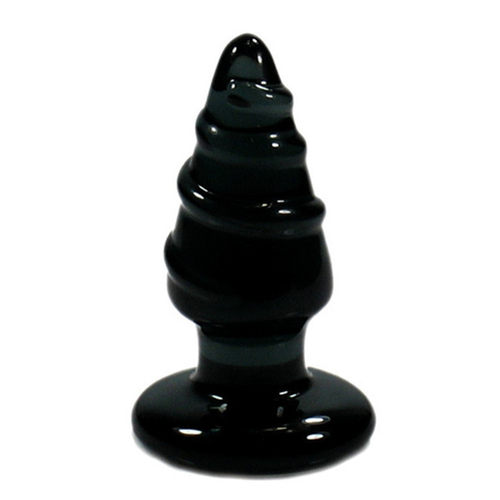 Threaded anal plug, crystal glass anal plug, female anal pl