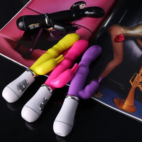 Simulated rabbit penis sex vibration AV stick, unisex clito