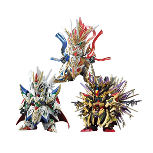 【自营】万代拼装模型SD英雄传悟空脉冲骑士强袭刘备独角兽高达