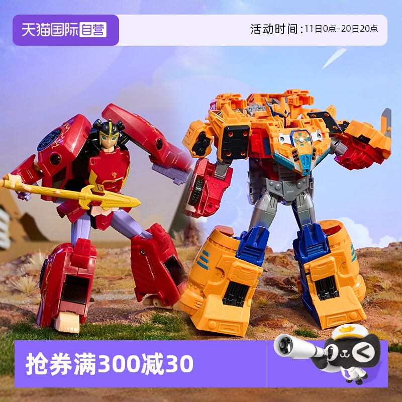 【自营】孩之宝玩具 哪吒与变形金刚动画 擎天柱 大黄蜂 威震天
