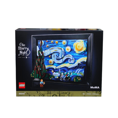 【自营】LEGO乐高21333梵高星空油画挂墙IDEAS系列拼装积木玩具