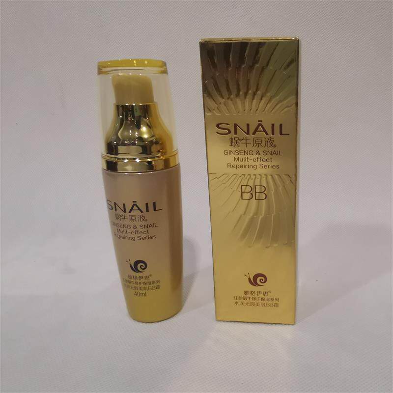 正品 雅格伊思红参蜗牛水嫩无暇美肌BB霜40g遮瑕 美白 隔离霜