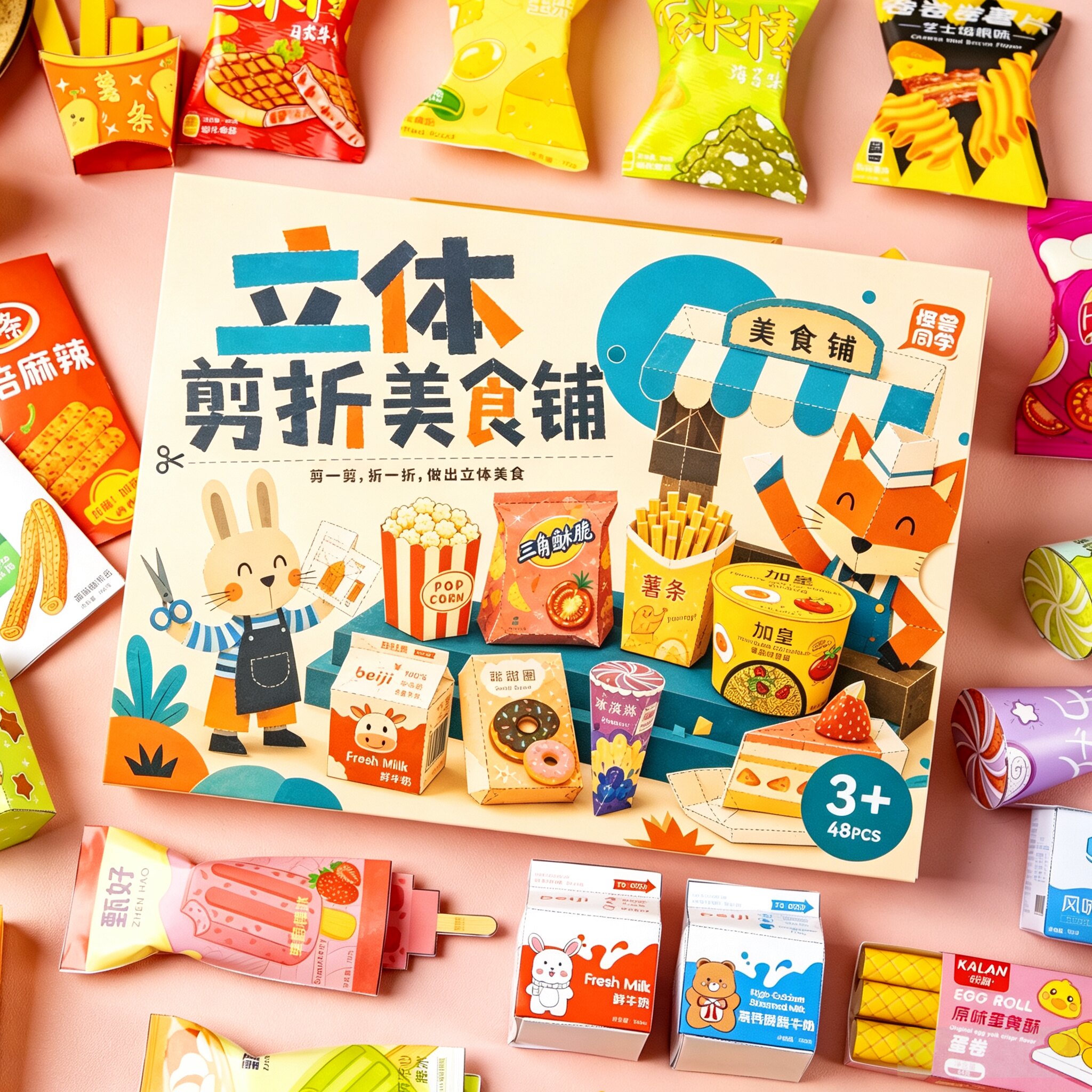 【立体零食折纸】动手做一做图片