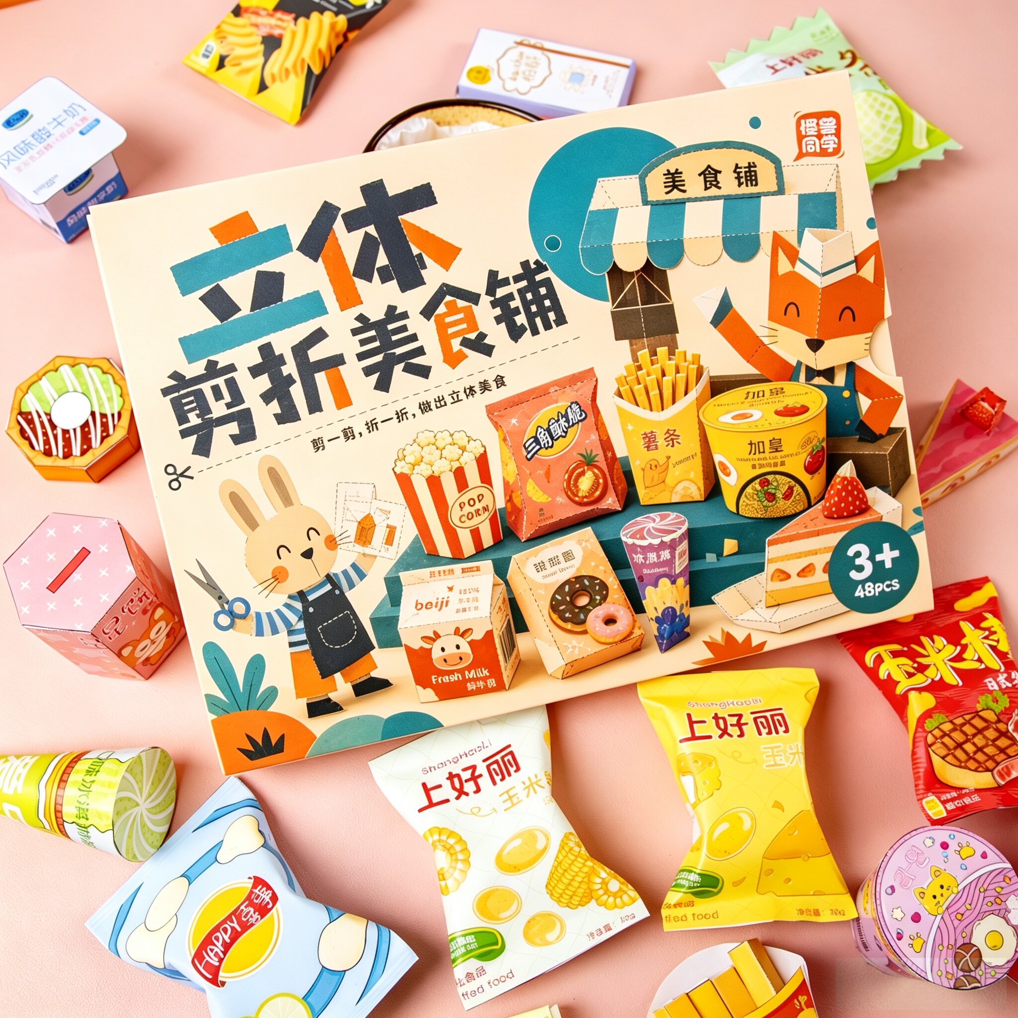 【立体零食折纸】动手做一做图片