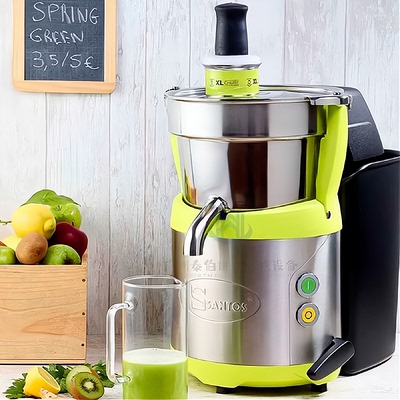 法国Santos山度士68商用自动排渣型榨汁机大口径蔬菜不锈钢果汁机
