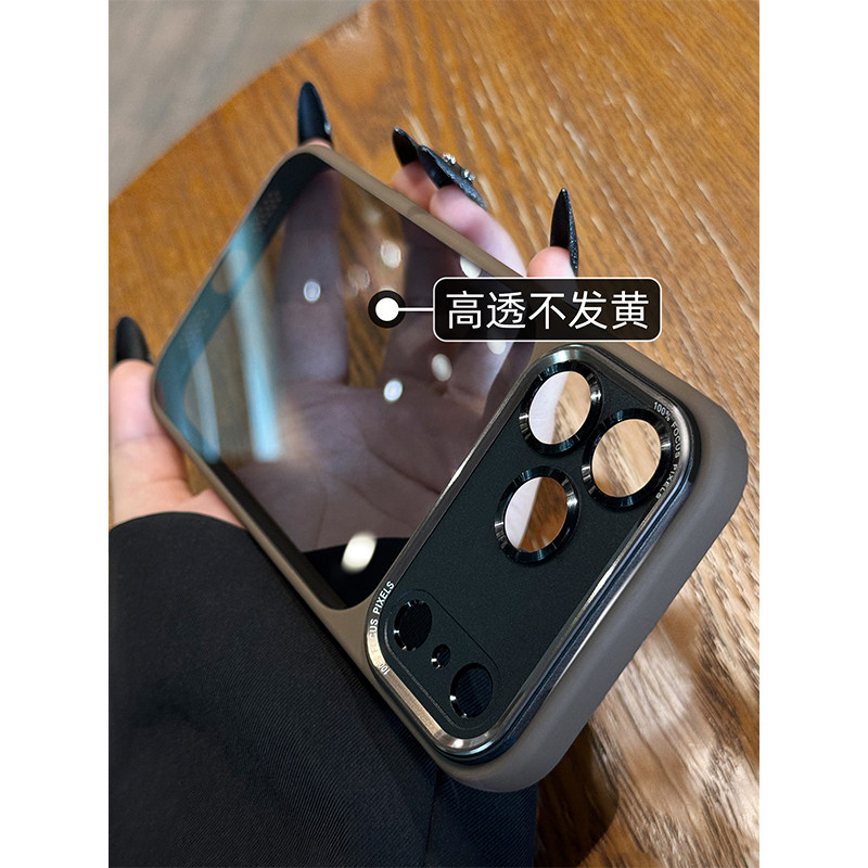 新款适用苹果17手机壳金属镜头iphone17promax保护套air高级感16pro全包防摔15plus超好看14奢华13透明12简约