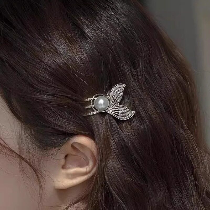 lastkiss美人鱼尾珍珠发夹边夹