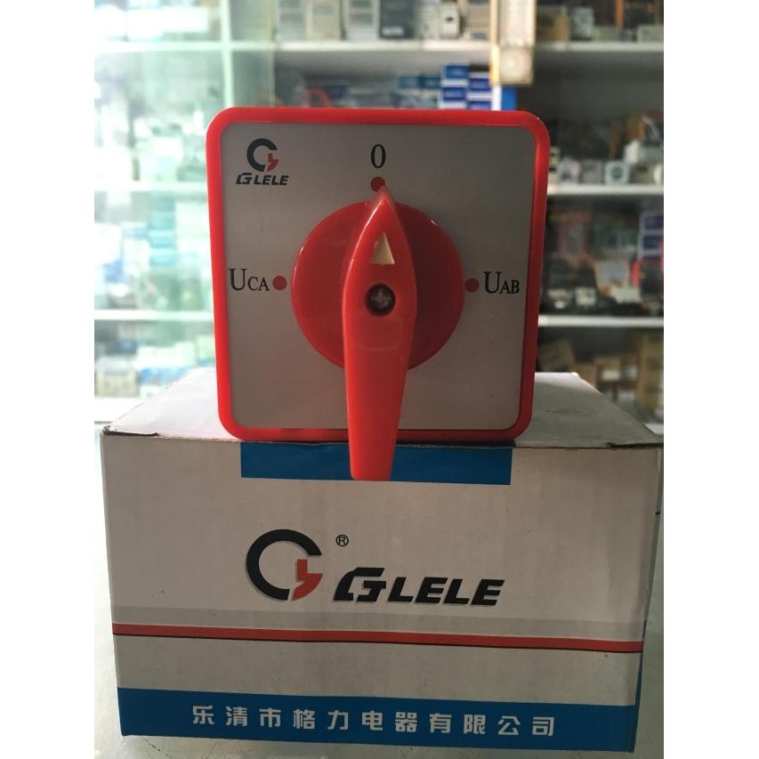 格磊转换开关LW5-16YH3/3电压转换组合开关4档3节旋钮开孔70