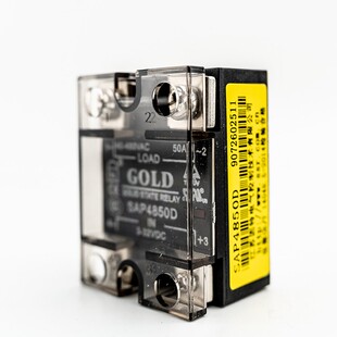 固态继电器SAP4850D GOLD直流控交流50A SSR-50DA H12WD4850PG UL