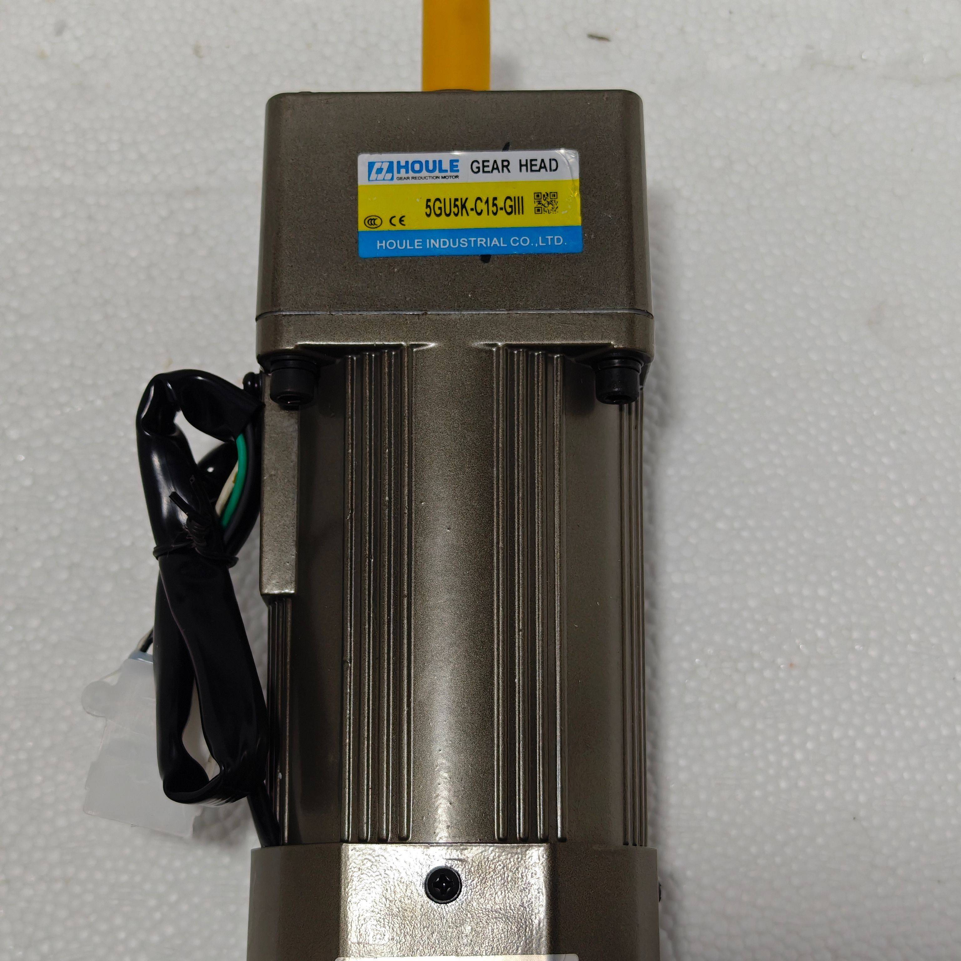 HOULE豪力5GU3k-100k-C15-G120W 220V 交流齿轮减速调速马达