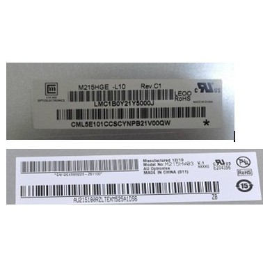 M215HGE-L21 HR215WU1 T215HVN01 LTM215HT05 LM215WF4 HM215F01