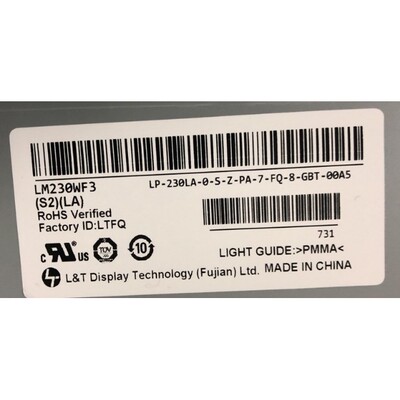 全新原装LM230WF3-S2E2 S2D2 S2E4 LM230WF3-S2LA S2F2 S3L1 S3L2