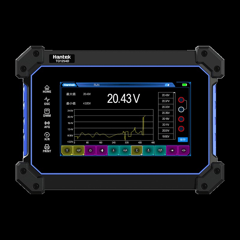 Hantek汉泰手持平板示波器TO1112C/TO1152C/TO1254D信号发生器