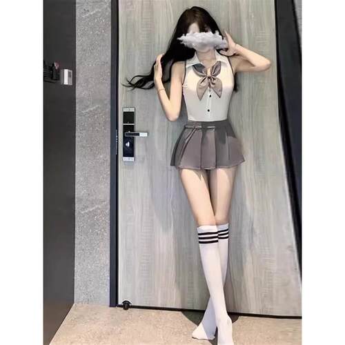 晴趣内衣性感火辣2024新款床上jk制服情取套装纯欲睡衣女款情侣