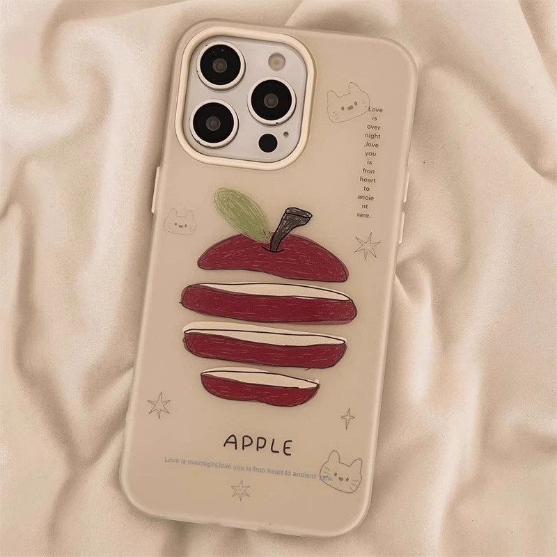 春日简约ins苹果小猫手机壳