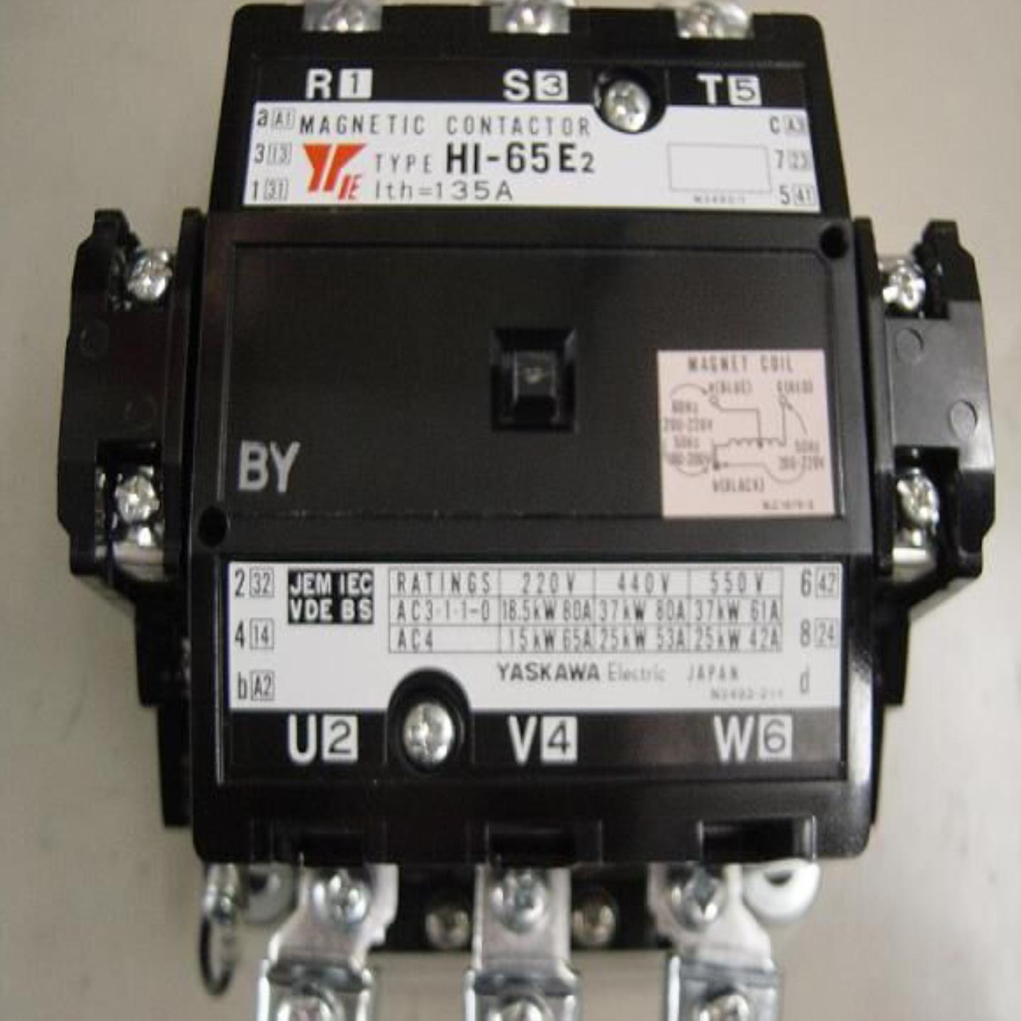 隆兴现货原装正品安川接触器HI-65E2  AC110V AC220V质保一年*