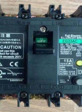 隆兴原装正品日本富士漏电断路器EG33AC 3P 30A 现货 质保一年*