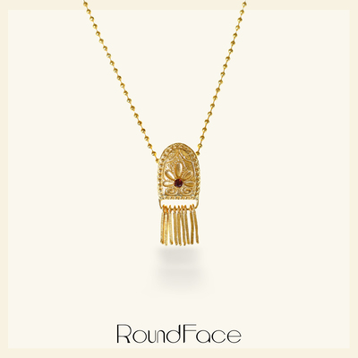 【新年礼物】RoundFace棕榈系列 原创设计高级感项链女情侣款礼物