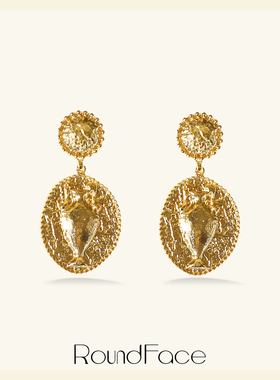 RoundFace2026新品系列浮雕花瓶首饰简约轻奢法式新年礼物送女友