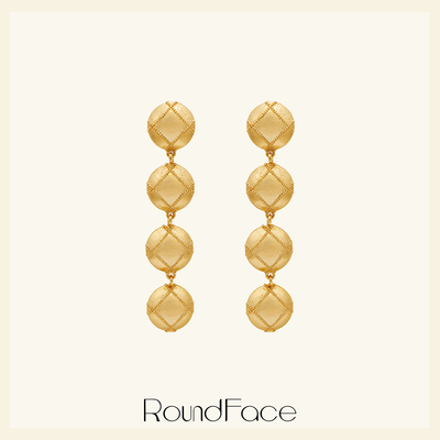 折扣款RoundFace月光系列 原创设计小众耳环轻奢耳饰礼物送女友