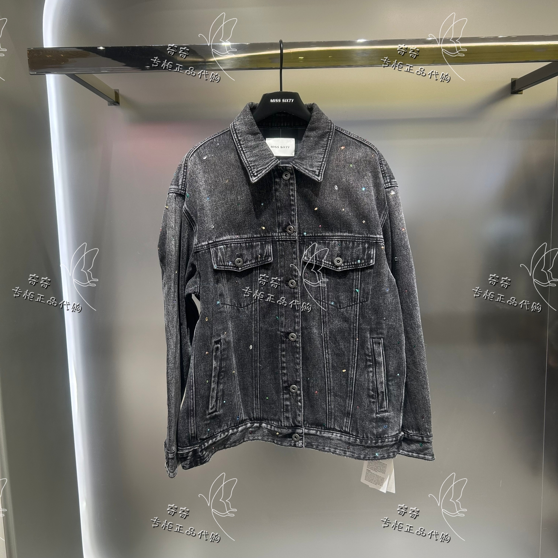 Miss sixty专柜正品11A 2025冬季新款牛仔外套6S4WJ14200原2690