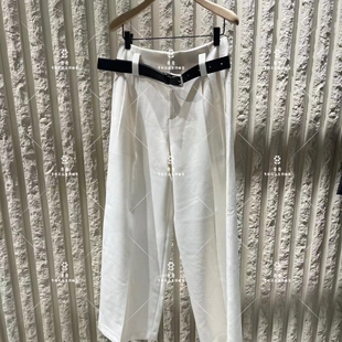 MOCO专柜正品 新款 2025秋季 1699 配腰带直筒休闲裤 MBE3PAT037