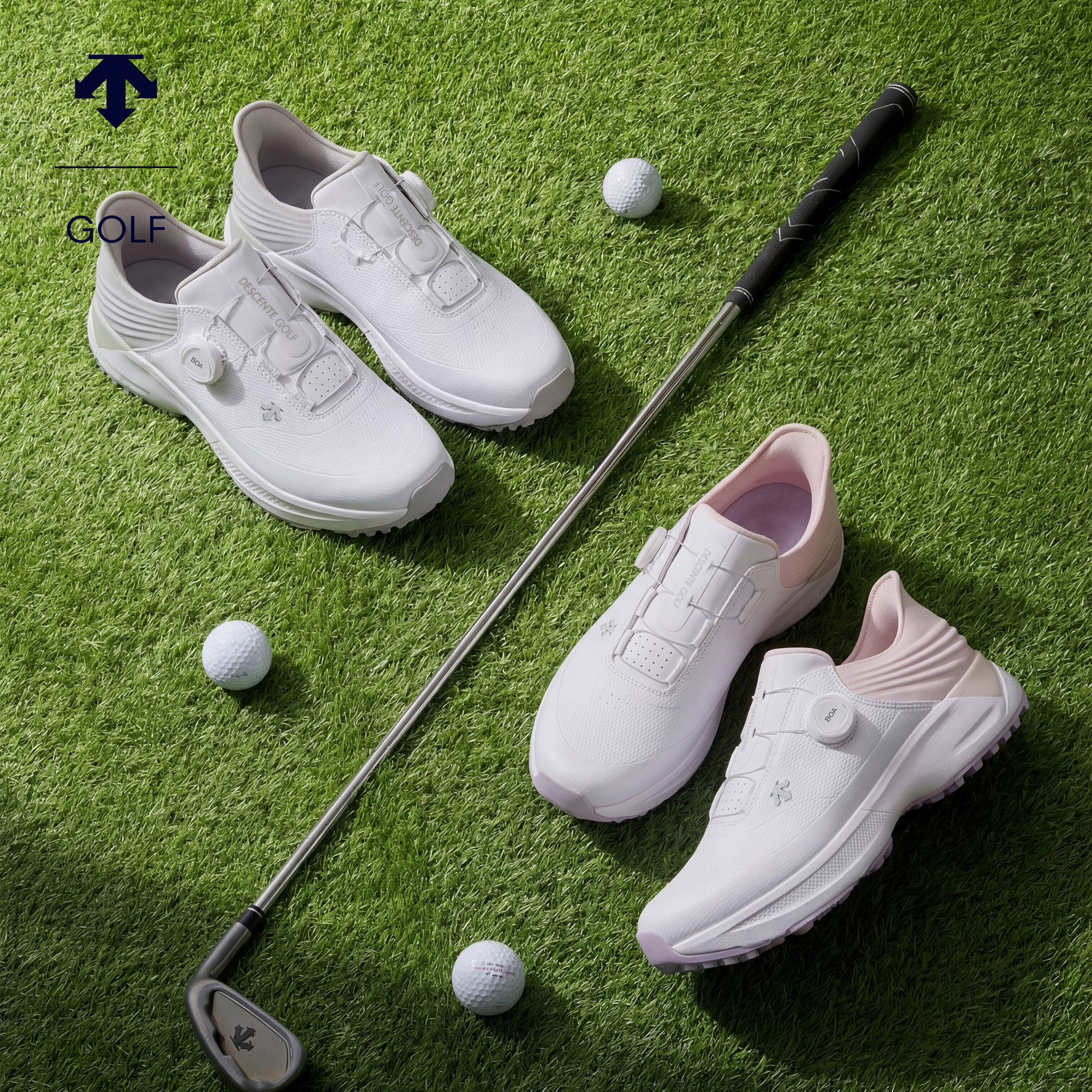 DESCENTEGOLF迪桑特高尔夫女士PRO高尔夫球鞋时尚增高 春夏新品