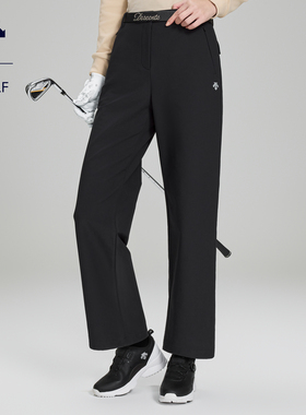 DESCENTEGOLF迪桑特高尔夫女士S-CORE系列抗静电阔腿长裤冬季新品
