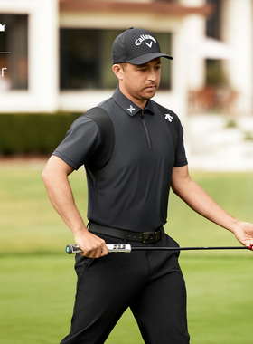 【Xander联名款】DESCENTEGOLF 迪桑特高尔夫 男士短袖POLO衫