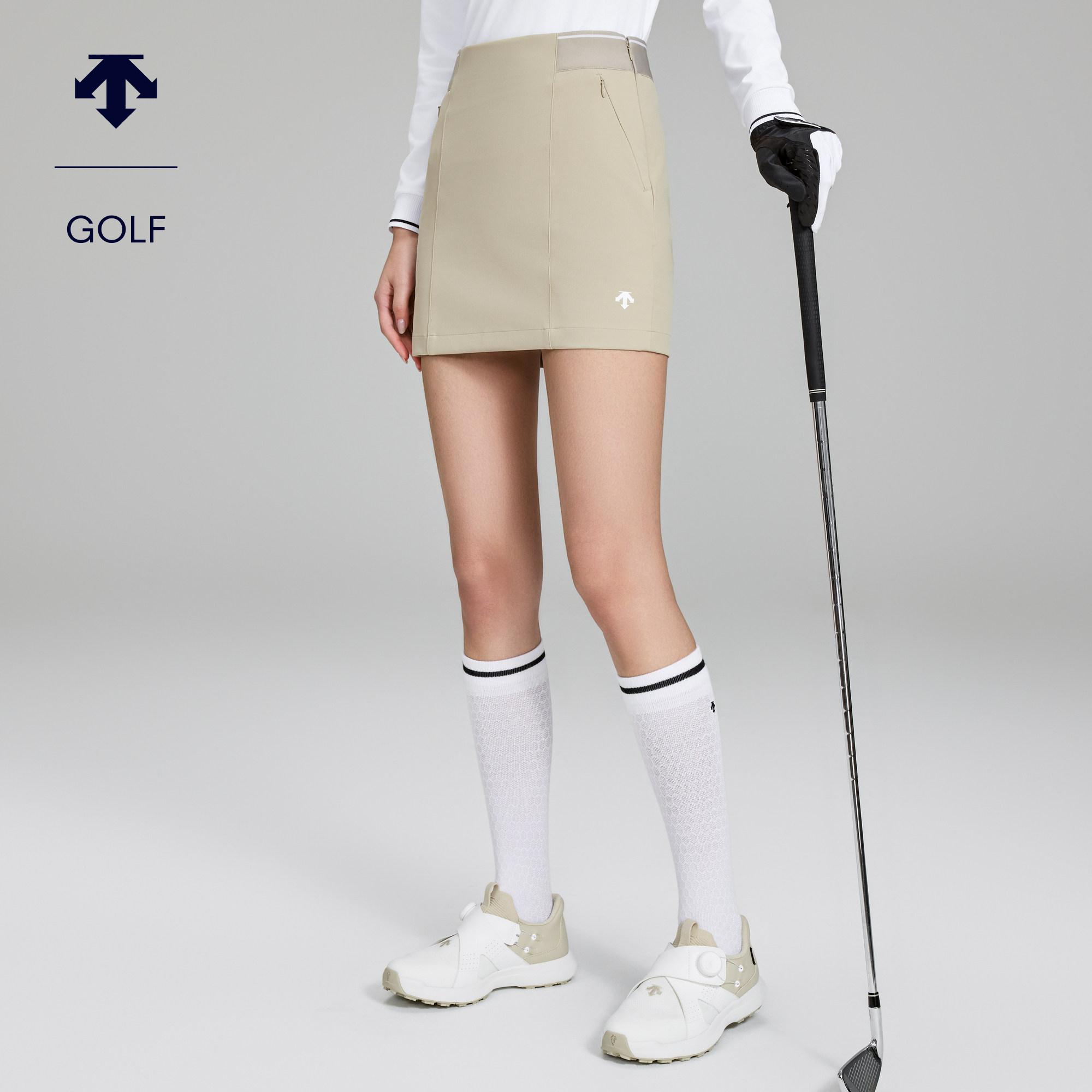 DESCENTEGOLF 迪桑特高尔夫女士PRO系列经典包臀短裙 秋冬新品,运动/瑜伽/健身/球迷用品,高尔夫裙,淘宝优惠券,粉丝福利购,淘宝优惠卷