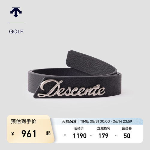 DESCENTEGOLF 迪桑特高尔夫女士PRO系列字母logo腰带