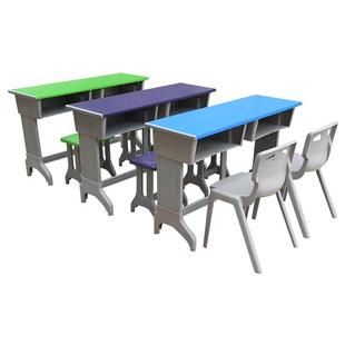 双人课桌椅中小学儿童学习书桌升降塑料写字桌家用学校学生辅导班