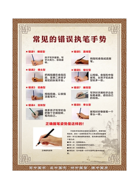 硬笔书法教室培训班海报贴画