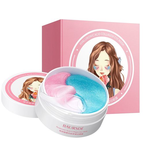 60Pcs Avocado Collagen Eye Mask Patches Anti Age Skin Care