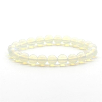 Nature Beaded Bracelet Men 8mm Natural Stone Lava Rock Tiger