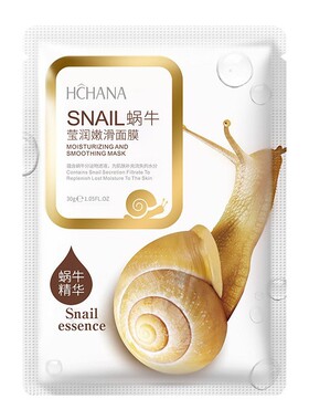 10pcs Snail Moisturizing Facial Mask Sheet Mask Skin Care