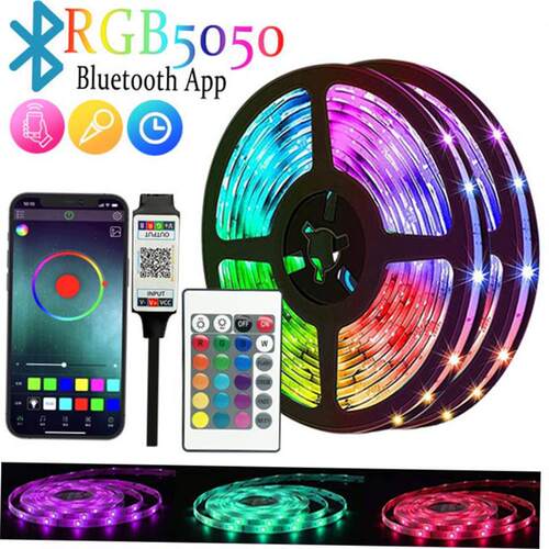 LED Strip Light Bluetooth USB Powered LED Lights Strips With