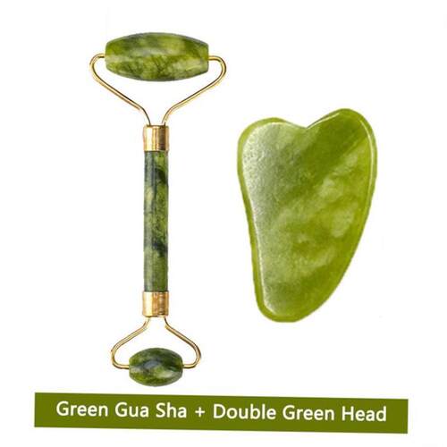Face Massager Roller Gua sha Jade Store Scraper Roller massa